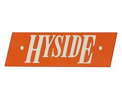 Hyside Boat Logo Emblem Orange