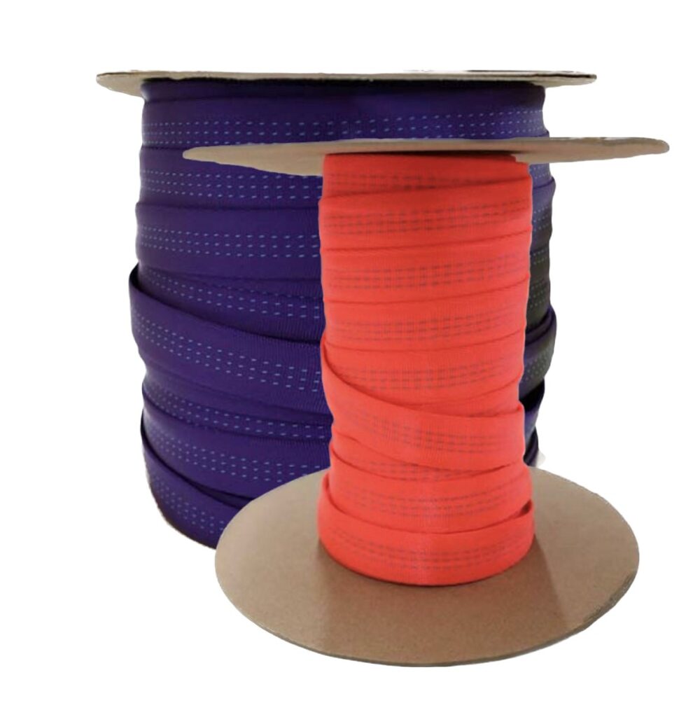 1" Blue Water Tubular Nylon Webbing