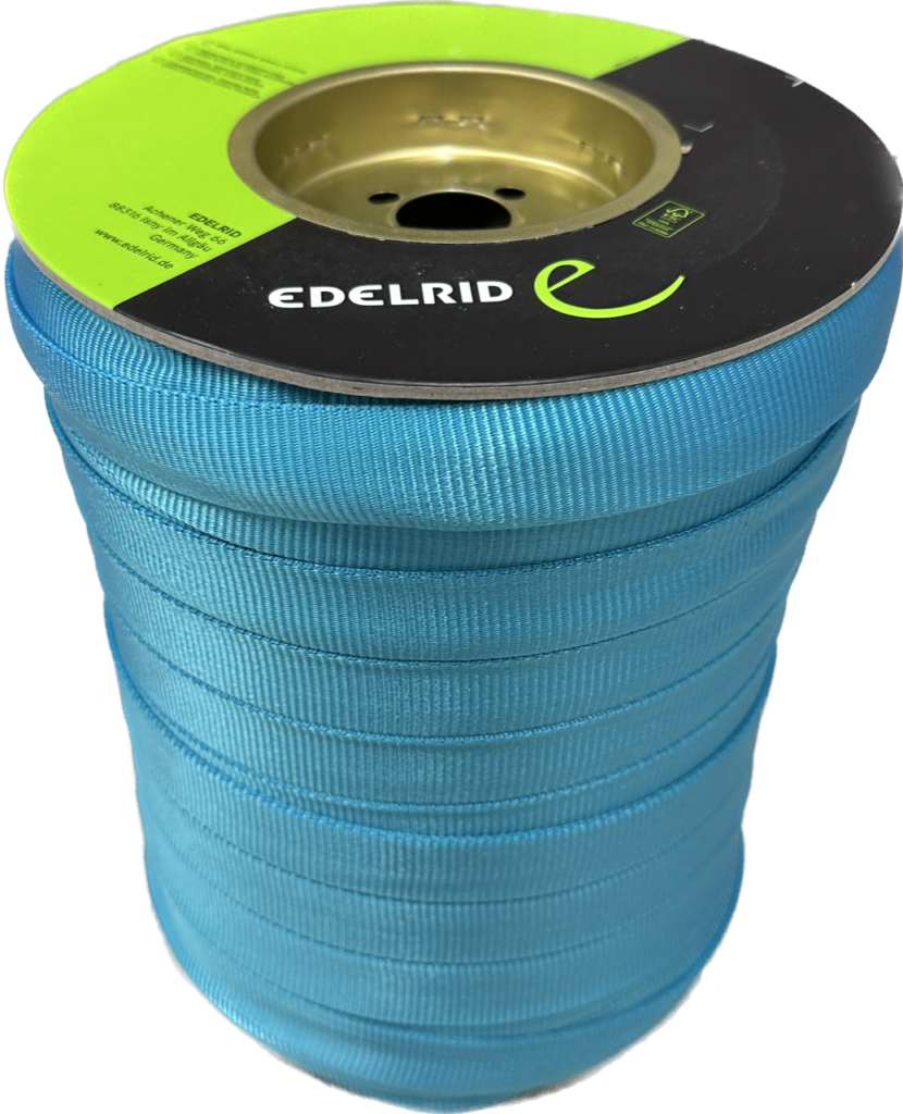 1" Edelrid Ice Mint Tubular Poly Webbing